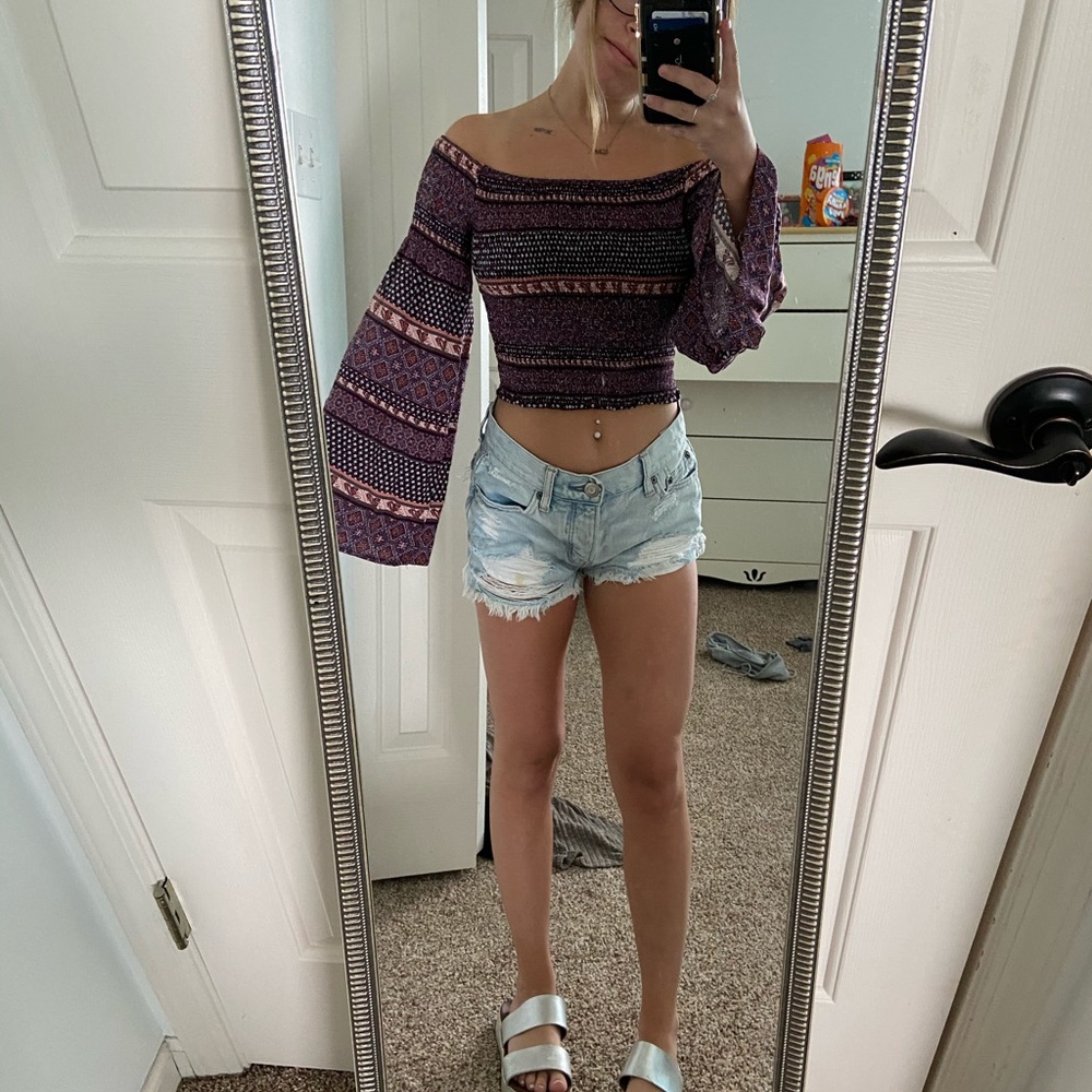 Charlotte Russe Off the shoulder shirt